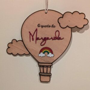 Decoração Nome em balão