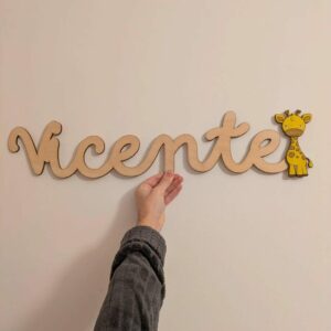 Nomes de Parede nome madeira girafa