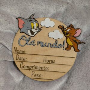 Bebés Placa de registo Tom & Jerry
