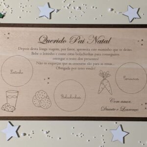 Bebés Tabuleiro de Natal para receber o Pai Natal em casa